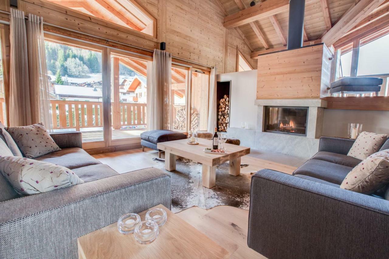 Les Roches Noires Villa Morzine Esterno foto